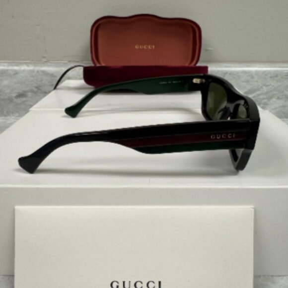 GUCCI | NEW | 1301S | 1301S - 002 | HAVANA - GREEN - RED | GREEN - Picture 4 of 5